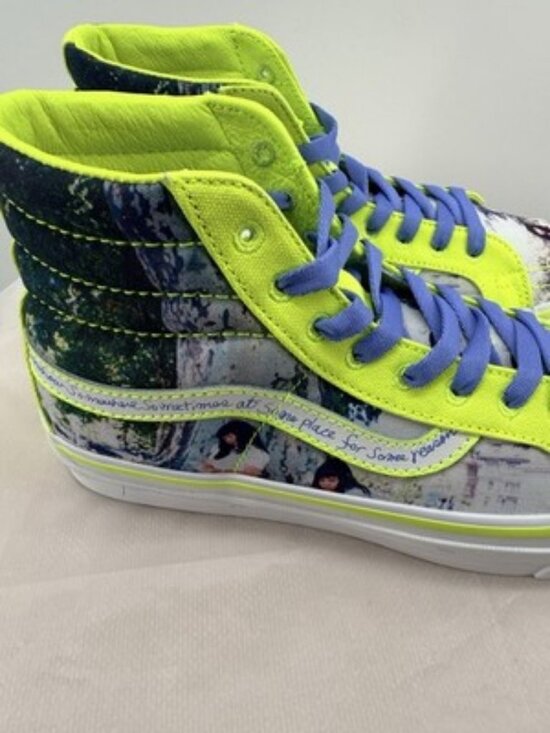 Vans x Fumiko Imano Sk8-Hi Neon Graphic High Top Sneakers Men’s Size 7